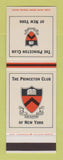 Matchbook Cover - Princeton Club of New York City SAMPLE