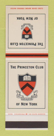 Matchbook Cover - Princeton Club of New York City SAMPLE