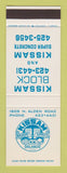 Matchbook Cover - Kissam Builders Supply Orlando FL SAMPLE