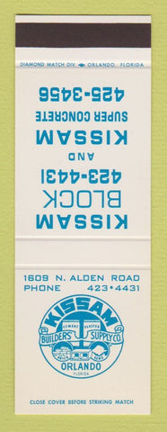 Matchbook Cover - Kissam Builders Supply Orlando FL SAMPLE