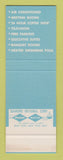 Matchbook Cover - Up Towner Inns  SAMPLE