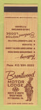 Matchbook Cover - Brentwood Motor Lodge Pittsburgh PA SAMPLE