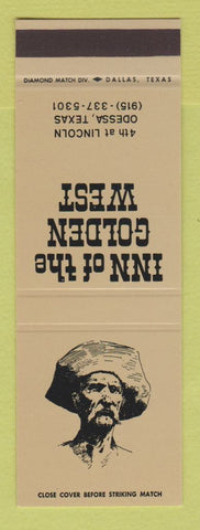 Matchbook Cover - Inn of the Golden West Odessa TX SAMPLE