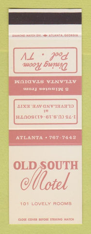 Matchbook Cover - Old South Motel Atlanta GA SAMPLE