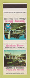 Matchbook Cover - Trinkaus Manor Luxury Motel Utica NY SAMPLE