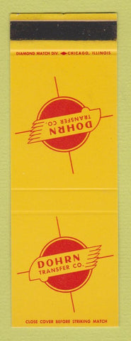 Matchbook Cover - Dohrn Trucking Rock Island IL WEAR SAMPLE