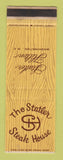 Matchbook Cover - The Statler Hilton Hotel  Washington DC Steak House SAMPLE