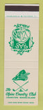 Matchbook Cover - Alpine Country Club Cranston RI WEAR SAMPLE