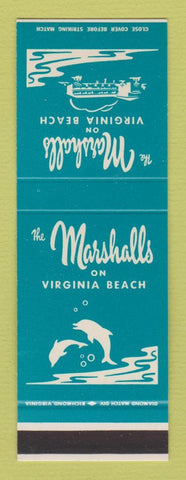 Matchbook Cover - Marshalls on Virginia Beach VA SAMPLE