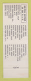 Matchbook Cover - Hilton Hotel Kona Hawaii SAMPLE