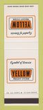 Matchbook Cover - Yellow Freight System Trucking SAMPLE