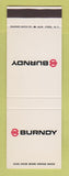 Matchbook Cover - Burndy SAMPLE