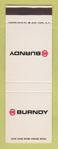 Matchbook Cover - Burndy SAMPLE