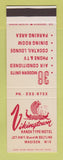 Matchbook Cover - Vikingtown Motel Madison WI SAMPLE