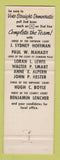 Matchbook Cover - William McClelland County Commissioner Election PA