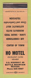 Matchbook Cover - Ho Motel Battle Mountain NV WEAR