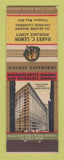 Matchbook Cover - Harry Lemon Insurance San Diego CA Federal WORN BACK