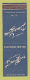 Matchbook Cover - Restaurant Drury Lane New York City