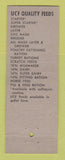Matchbook Cover - United COOP Farmers Fitchburg MA DD BEAN