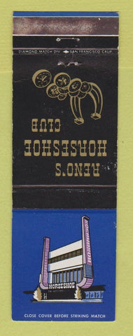 Matchbook Cover - Reno's Horseshoe Club Casino Reno NV