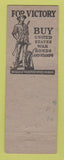 Matchbook Cover - Don's Rainbow Gardens Nursery Orrville OH WWII