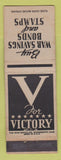 Matchbook Cover - Buy War Bonds WWII Ohio Match