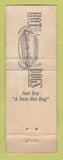 Matchbook Cover - Dam Snackateria Boulder City NV