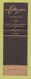 Matchbook Cover - El Cortez Hotel Las Vegas NV casino