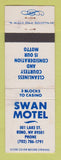 Matchbook Cover - Swan Motel Reno NV WEAR