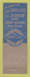 Matchbook Cover - Yellow Cab Taxi Seattle WA WEAR