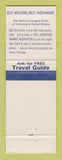 Matchbook Cover - Western Village Mesquite NV Best Western