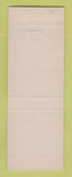 Matchbook Cover - Ed Alexander Shenango Township Road Supervisor New Castle PA