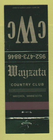 Matchbook Cover - Wayzata Country Club MN