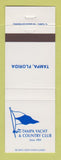 Matchbook Cover - Tampa  Yacht Country Club FL