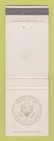 Matchbook Cover - Embassy of the United States of America WEAR