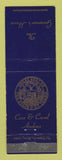 Matchbook Cover - Governor's House Idaho ID Cece Carol Andrus