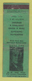 Matchbook Cover - WM Mal Wiser County Treasurer Election WORN