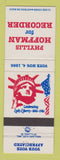 Matchbook Cover - Phyllis Hoffman for Recorder Election 1986