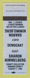 Matchbook Cover - Sharon Himmelberg Howard County Collector 1990 WEAR