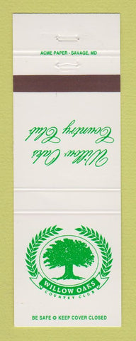 Matchbook Cover - Willow Oaks Country Club