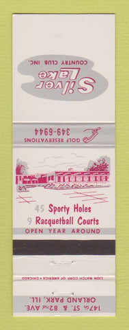 Matchbook Cover - Silver Lake Country Club Orland Park IL