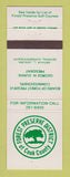 Matchbook Cover - Forest Preserve District Cook County IL