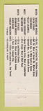 Matchbook Cover - Forest Preserve District Cook County IL