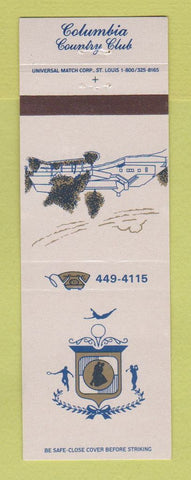 Matchbook Cover - Columbia Country Club
