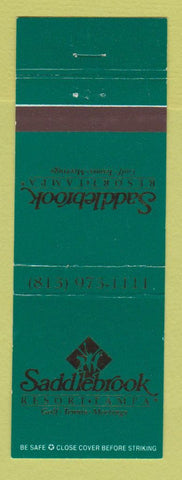 Matchbook Cover - Saddlebrook Resort Golf Tampa FL