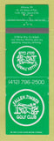 Matchbook Cover - Fallen Timber Golf Club Midway PA