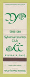 Matchbook Cover - Sylvania Country Club OH