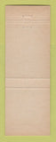 Matchbook Cover - George Bridenhager Judge Election Franklin Union County IN