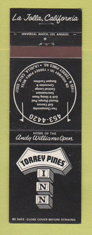 Matchbook Cover - Torrey Pines Inn La Jolla CA