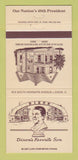Matchbook Cover - Dixon National Bank IL Ronald Reagan 30 Strike